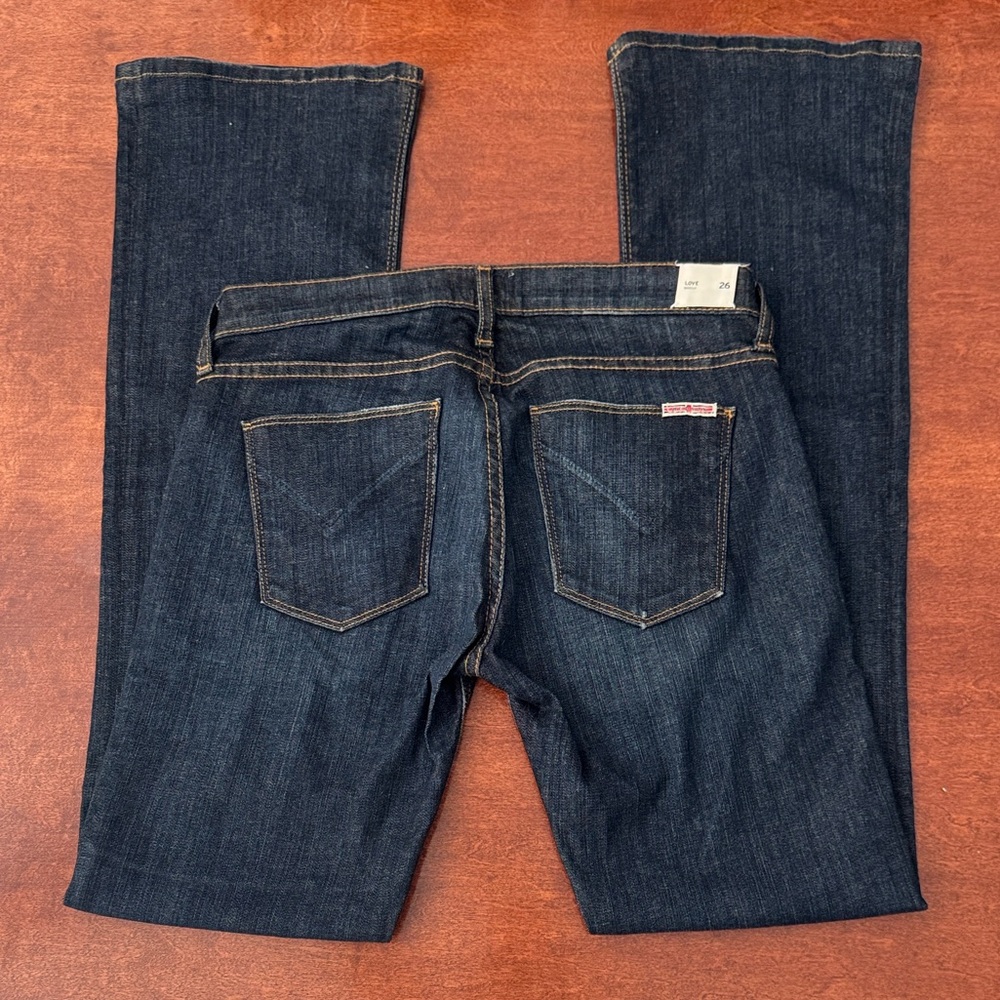 Hudson “Love” Bootcut Dark Wash Jeans Sz 26 NWOT - Picture 2 of 8